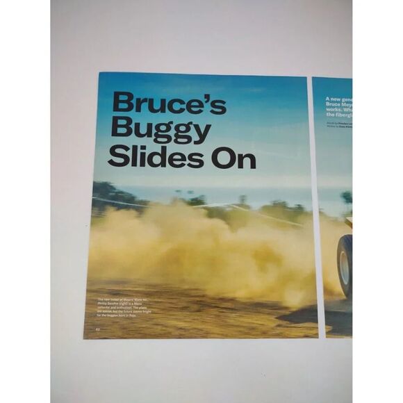 Bruce's Buggy Slides On print ad 4 pages - Picture 2 of 9